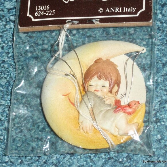 ANRI TORIART “Dreaming” Child Sleeping On Moon Christmas Ornament #624-225 GIFT! - Picture 2 of 3